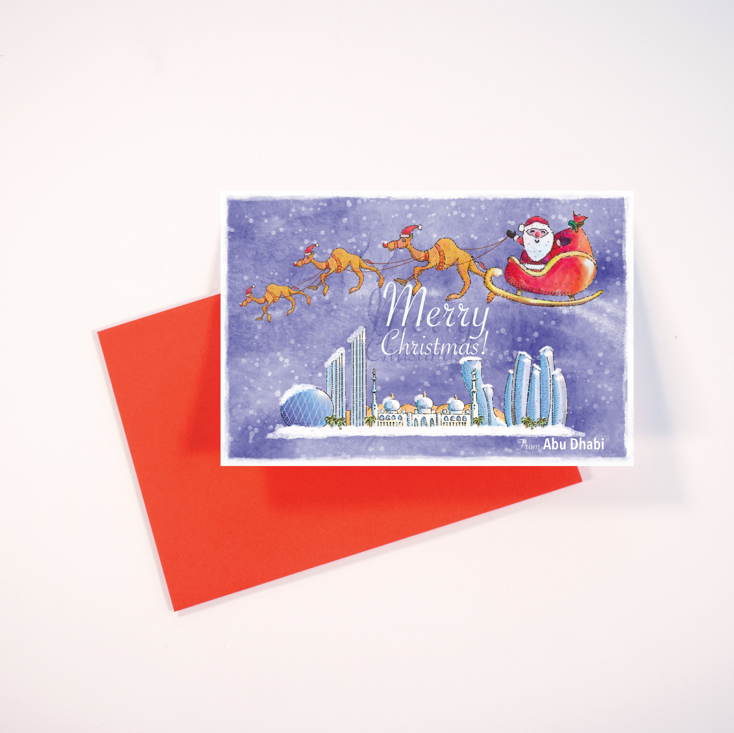 Christmas Card - Abu Dhabi Skyline